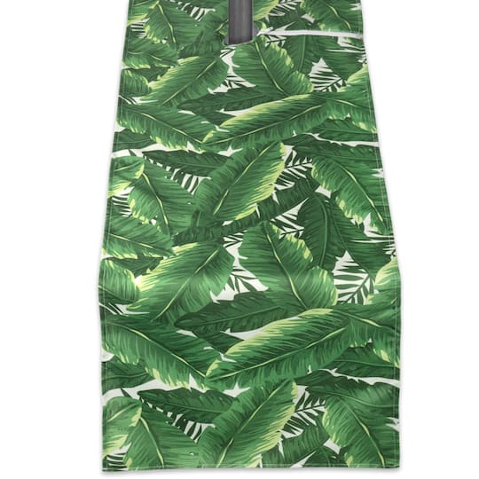 Banana Leaf Outdoor Table Runner With Zipper 14" x 108" By Dii | Michaels®